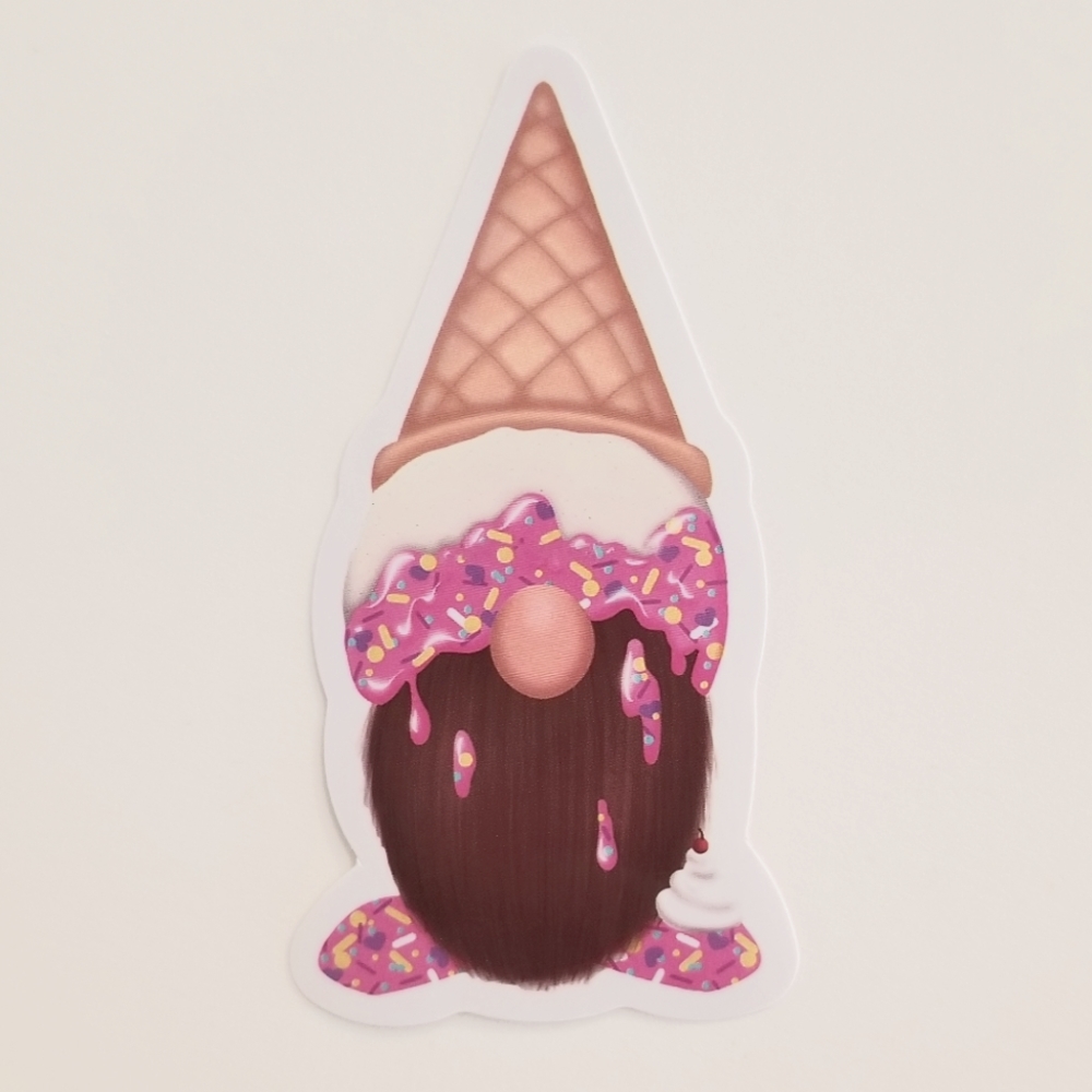10/$10 Ice Cream Gnome Sticker